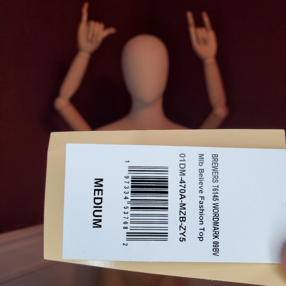 Milwaukee Brewers Fashion Women's Top | Color: Gray | Size: M - XL | RRR Apparel - Picture 3 of 12